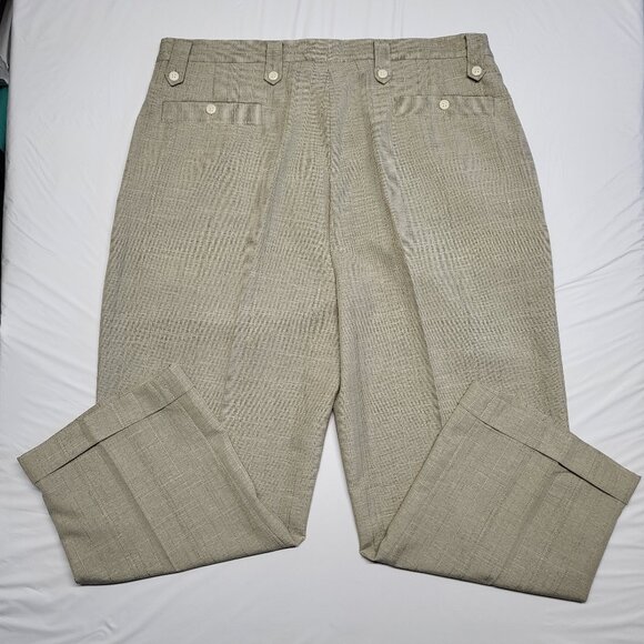 Vintage Smokey Joes Mens Dress Pants Baggy 40X32 (Fit 41 X 30 ) Relaxed Wide Leg - Picture 9 of 16